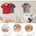 thumbnail image 1 of 10 Pack Wooden Hangers For Shirts, Heavy Duty Natural Finish, Non-slip, Suitable For All Shirt Sizes, 1 of 3