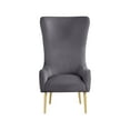 thumbnail image 5 of Meridian Furniture Alexander Grey Velvet Accent Chair, 5 of 7