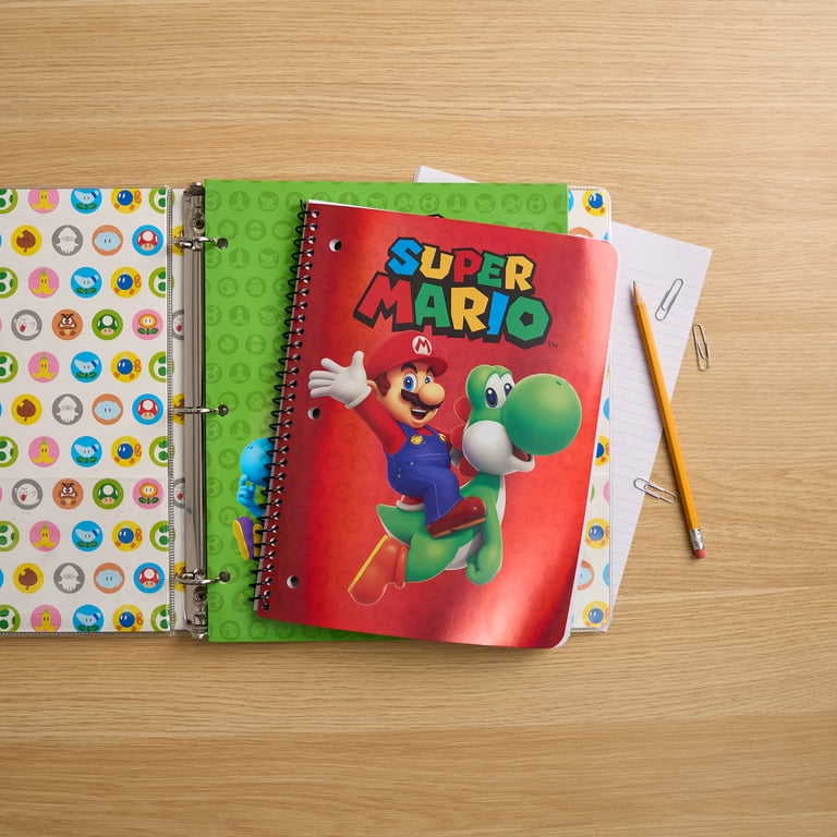 Nintendo Super Mario Bros School Stationery Bundle Set - Walmart.com