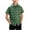 Green, variant on Plaid Shirts for Boys Lapel Button Down Gingham Short Sleeve Shirts Lightweight Casual Hiking Study Tour Shirt Khaki 11-12 Years