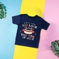 thumbnail image 3 of FINALGANG Boys Girls Kids Cartoon Hot Dog Graphic T-Shirts Casual Crewneck Loose Fit Short Sleeve Tees For Independence Day Celebration Daily Wear Blue 11-12 Years, 3 of 3