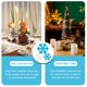 thumbnail image 2 of GOOHOCHY 3 piezas de adornos navideños de invierno con forma de copo de nieve campestre. Decoración de copos de nieve de granja., 2 of 8