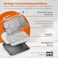 thumbnail image 5 of Hukën Masterchef | Freidora de Aire | Horno de Convección Multifunción, Rostizador, Deshidratador y 10 funciones más| Air Fryer Oven | 12 Litros | Pantalla Táctil | Accesorios Incluídos (Reacondiciona, 5 of 5