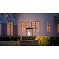 thumbnail image 3 of Urban Ambiance Luxury Modern Farmhouse Outdoor Post/Pier Light, Medium Size: 16" H x 7.5" W, with  Style Elements, Natural Black Finish, UQL1336 from The Quincy Collectio, 3 of 7
