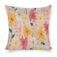 thumbnail image 1 of Ditsy Realist Vector Linen Square Throw Pillowcase With Zipper Home Decor 18X18 Inch, 1 of 7