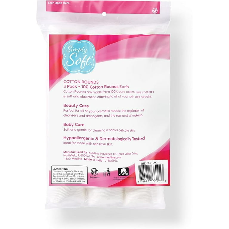 Dischetti Di Cotone Twshiny Premium – 100% Puro Cotone, Morbidi E Assorbenti – 600 Pezzi (6 Confezioni Da 100)