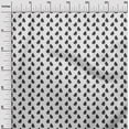 thumbnail image 3 of oneOone Cotton Silk White Fabric Asian Block Dress Material Fabric Print Fabric By The Yard 42 Inch Wide, 3 of 5
