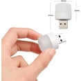 thumbnail image 5 of 10 luces USB de noche, mini bombilla LED, sin sensor de luz, enchufable, blanco cálido y blanco, compacta, ideal para dormitorio, cocina, 5 of 5