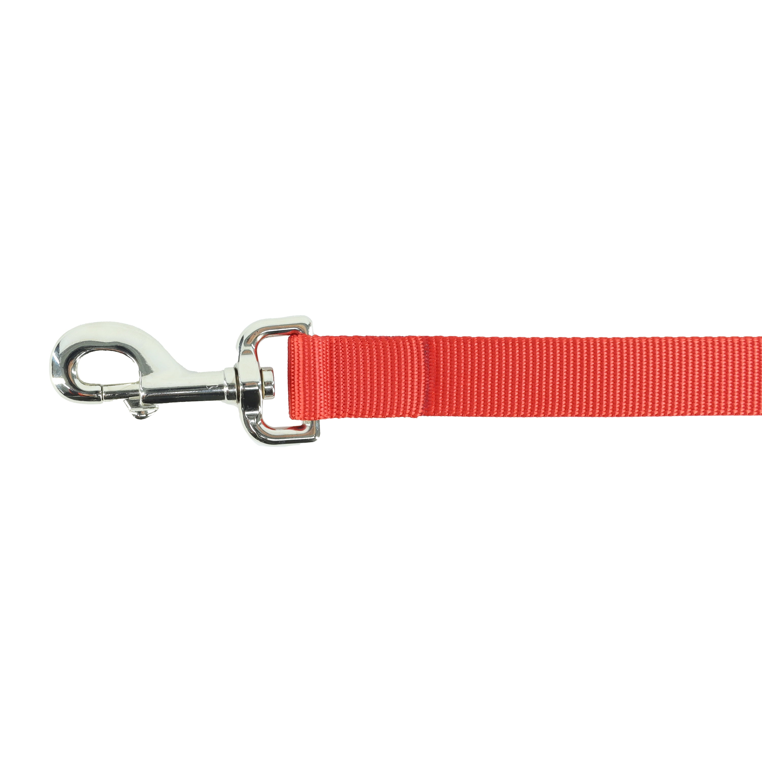 Pet Attire By Coastal Laisse pour chien à pli unique Moyen, Rouge, 5/8" x 06'