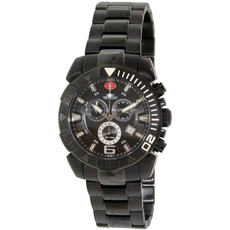 Swiss Precimax Men's Recon Pro SP13121 Black Stainless-Steel Swiss Chronograph Sport Watch