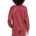 thumbnail image 2 of Spiritual Gangster womens  Insignia Bardot Sweatshirt, XL, Red, 2 of 3