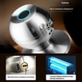 thumbnail image 3 of Doorknob with Fingerprint Lock, Bedroom Smart Door Knob, Keyless Entry Thumb Print Lock, for Front Door, Home, Apartment（silvery fingerprint）, 3 of 5