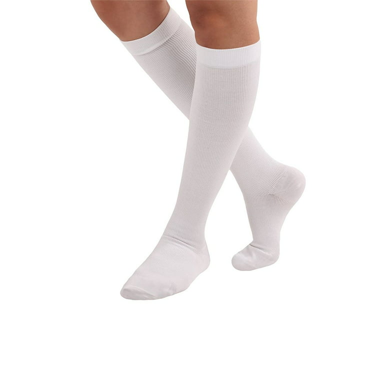 Sports Heel Invisible Toeless Compression Socks, Size: S/M(White)