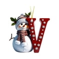 thumbnail image 2 of Adornos Navideños con Letras 2025, Colgante de Ciervo Navideño, Decoración de Madera para Mesa, Adornos Personalizados, 2 of 6