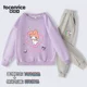 thumbnail image 1 of Sanrios My Melody Kuromi-Conjunto de ropa deportiva para niña, jersey de cuello redondo con estampado de corazón de amor, pantalones informales, Kawaii, cálido, regalo, 1 of 5