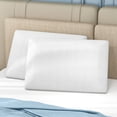 thumbnail image 4 of Costway Gel Memory Foam Pillow Set of 2 with Detachable and Machine-washable Pillowcase, 4 of 10