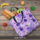 thumbnail image 5 of Easygdp Violet Bolsa Tote para Mujer, Bolso de Hombro para Trabajo, Playa, Viajes, Compras y Supermercado, 5 of 7