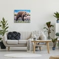 thumbnail image 2 of Stupell Industries Relaxing Bear Resting Tree Trunk Meadow Painting Gallery Wrapped Canvas Print Wall Art, Design by Elizabeth Tyndall, 2 of 7