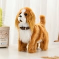 thumbnail image 4 of Lifelike Dog Toy Soft Realistic Stuffed Animal Cuddly Companion for Kids Home, 4 of 9