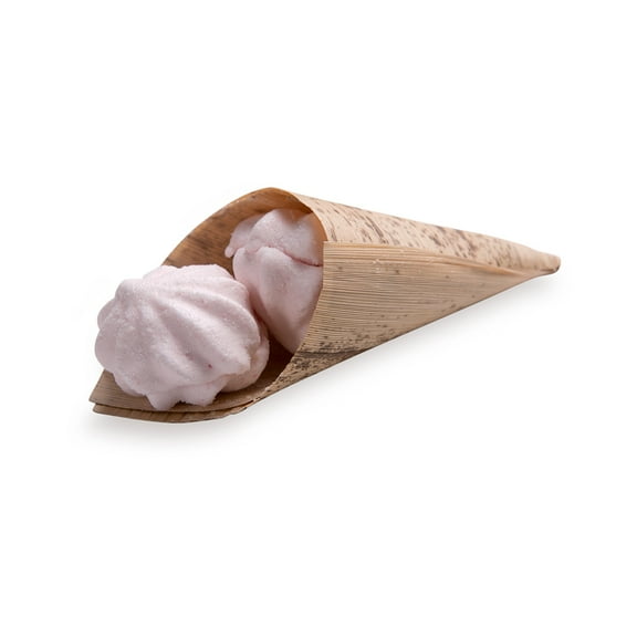 3 oz Natural Bamboo Medium Cone - 5" x 2" x 2" - 200 count box
