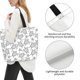 thumbnail image 3 of Fotbe Sea Turtle Bolsa Tote Estética de Lona con Estampado para Mujer - Bolsa Reutilizable de Hombro Casual para Vacaciones, Compras, Trabajo y Gimnasio, 3 of 8