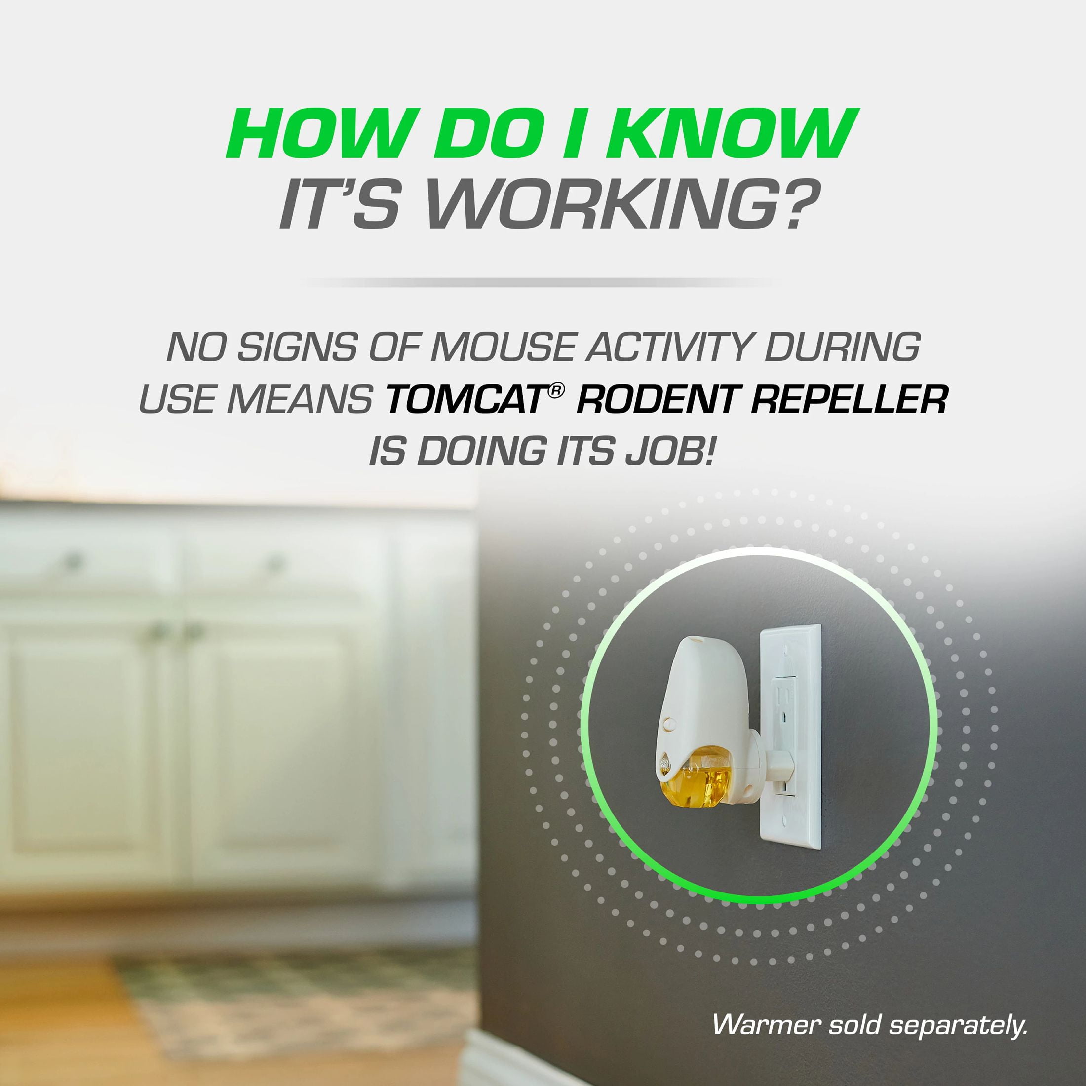 Tomcat Repellents Rodent Repeller - 1 Warmer and 2 Refills