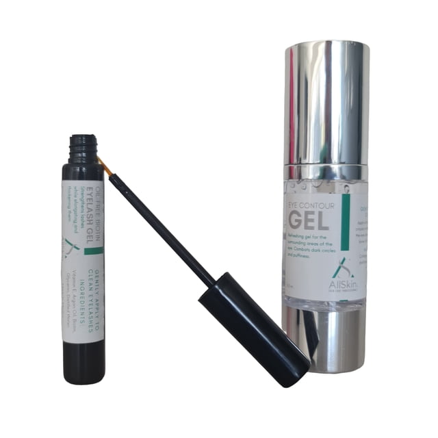 KIT GEL CONTORNO DE OJOS ACIDO HIALURONICO Y GEL CRECIMIENTO PESTAÑAS AllSkin GEL PESTAÑAS Y GEL ACIDO HIAULURONICO