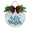 FISW- 8, variant on Kurmntregon Hello Winter Front Door Sign Christmas Hello Winter Porch Wall Hanging Wreath Xmas Holiday Winter Holiday Home Garden Yard Farmhouse Front Door Decor Round 10"
