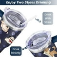 thumbnail image 5 of Insulated Dog Lover Tumbler for Women - 40oz Leakproof Travel Mug with Handle & Straw - Cute Puppy Gift Coffee Cup, 5 of 7