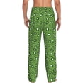 thumbnail image 3 of Daiia Kiwi Fruit Men's Sleep Pant with Pockets and Drawstring,Pajama Pants-X-Large, 3 of 9