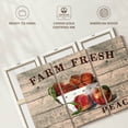 thumbnail image 6 of Elephant Stock Fresh Peach Wall Sign Wall Art - Horizontal Multi Panel Canvas - Dining Room Wall Decor - Wall Signs Multi Panel - Beige And Brown Decor - 45" x 28", 6 of 8