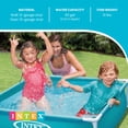 thumbnail image 4 of Intex 4ft x 12in Mini Frame Kiddie Beginner Swimming Pool, Ages 3 and Up, Blue, 4 of 10