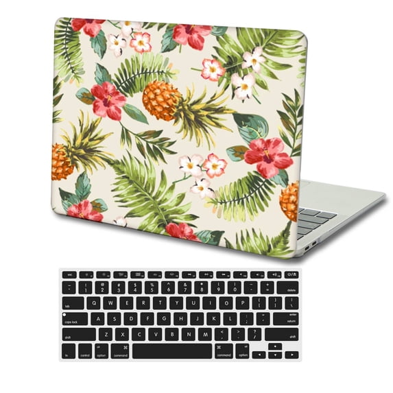 KSK KAISHEK Plastic Hard Shell Case Only Compatible 2017 - 2010 Rel. Old MacBook Air 13" No Touch + Black Keyboard Cover Model: A1466/A1369 Flowers 107_1