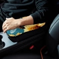 thumbnail image 6 of Honeybee Soft Comfortable Furry Printed Car Armrest Cover Armrest Accessory Car Armrest Pad 12.5x8.2 Inch, 6 of 6