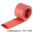 thumbnail image 4 of Uxcell Heat Shrink Tubing, Shrink Tube Cable Sleeve 3.3ft Red 0.98 in, 4 of 6