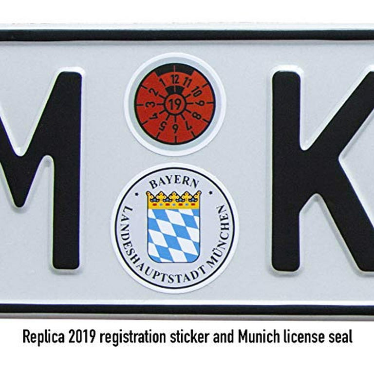 New license plate for Munich - drivers should be creative