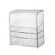 thumbnail image 4 of Organizador de maquillaje, vitrina transparente de 3 capas para cosméticos con tapa, 4 of 9