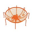 thumbnail image 1 of Bol Porte-Bonbons d'Halloween, Bol de Rangement pour Fruits d'Halloween, Orange Web d'Halloween, 1 of 9