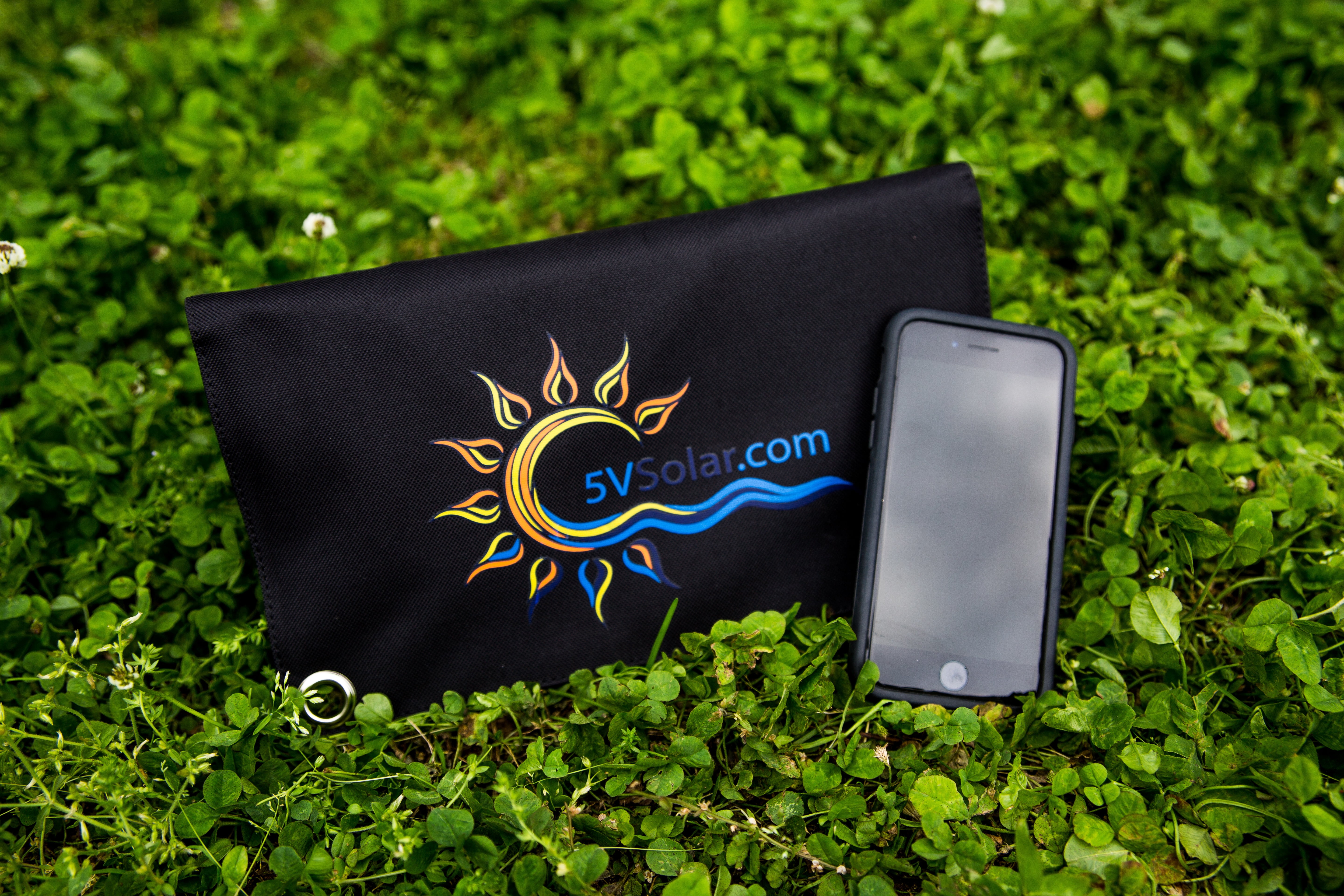 Helios 28-Watt Folding Solar Charger with Power Bank