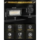 thumbnail image 4 of Barra de Luz LED Auxbeam de 7 Pulgadas 300W 6 Modos Estroboscópicos Ámbar, 4 of 7