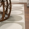 thumbnail image 4 of JONATHAN Y SANDSTONE 2 x 8 Runner Rug, Helena Circles In Squares - Beige/Cream, SND104A-28, 4 of 7