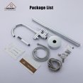 thumbnail image 2 of CASAINC 2-Handle Residentail Freestanding Bathtub Faucet with Hand Shower in Chrome, 2 of 8