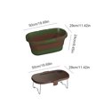 thumbnail image 2 of Cesta plegable que ahorra espacio cubo plegable portátil para cocina barbacoa, 2 of 9