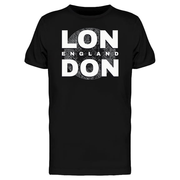 London England Bols Typography Tee Men's -Image by Shutterstock