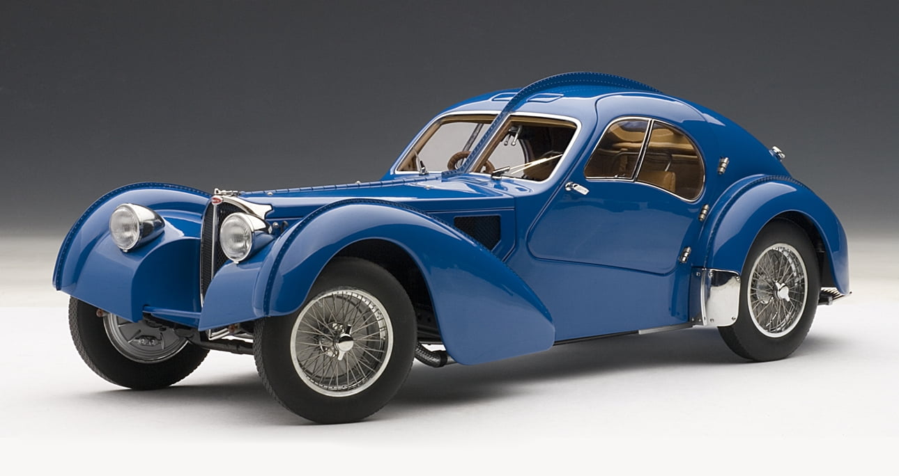 1/18 ブガッティ Bugatti 57SC ATALANTE 1936 1:18 Escala Diecast Modelo Carro - BUGATTI 57S ATLANTIC 1936 - Azul
