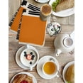thumbnail image 4 of Orange Black Kitchen Dish Towels for Drying Dishes Set of 2, Farmhouse Striped Modern Abstract Art Waffle Weave Microfiber Hand Tea Bathroom Towels Quick Dry & Absorbent Towel 15.7x23.6, 4 of 7