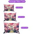 thumbnail image 3 of Hello Valentine’s Day Persian Flower Crown Romantic Pink Floral Pillowcase Double Sided Cat Lover Kitten Owner Gifts Pillow Case Covers - 00031, 3 of 3