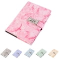 thumbnail image 6 of Marble Pattern PU Leather Journal with Combination Lock, Secret Password Notebook for Personal Privacy, Portable Locking Diary and Daily Planner B#016 Gray, 6 of 6