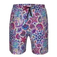 thumbnail image 3 of Goofa Cute Nautical Printed Mens Swim Trunks Summer Quick Dry Short Beach Swimwear Bathing Suits-Medium, 3 of 9