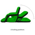 thumbnail image 4 of Driftsun Chaise de Stade Pliante Inclinable avec Support Dorsal, Vert, 4 of 7